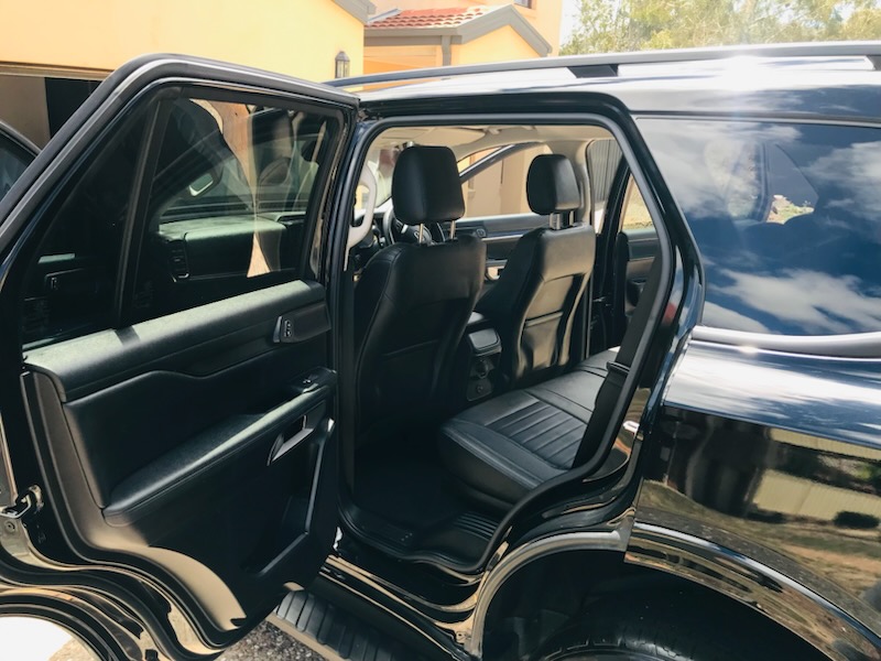 Spotless leather interior after Shine Your Ride car cleaning in Canberra